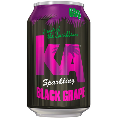 Ka Sparkling Black Grape 330ml