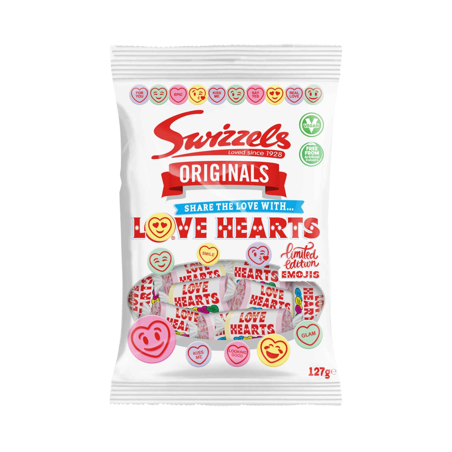 Swizzels Love Hearts Original 127g