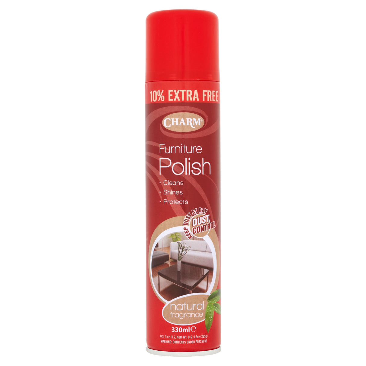 Charm Furniture Polish Natural Fragrance 330ml