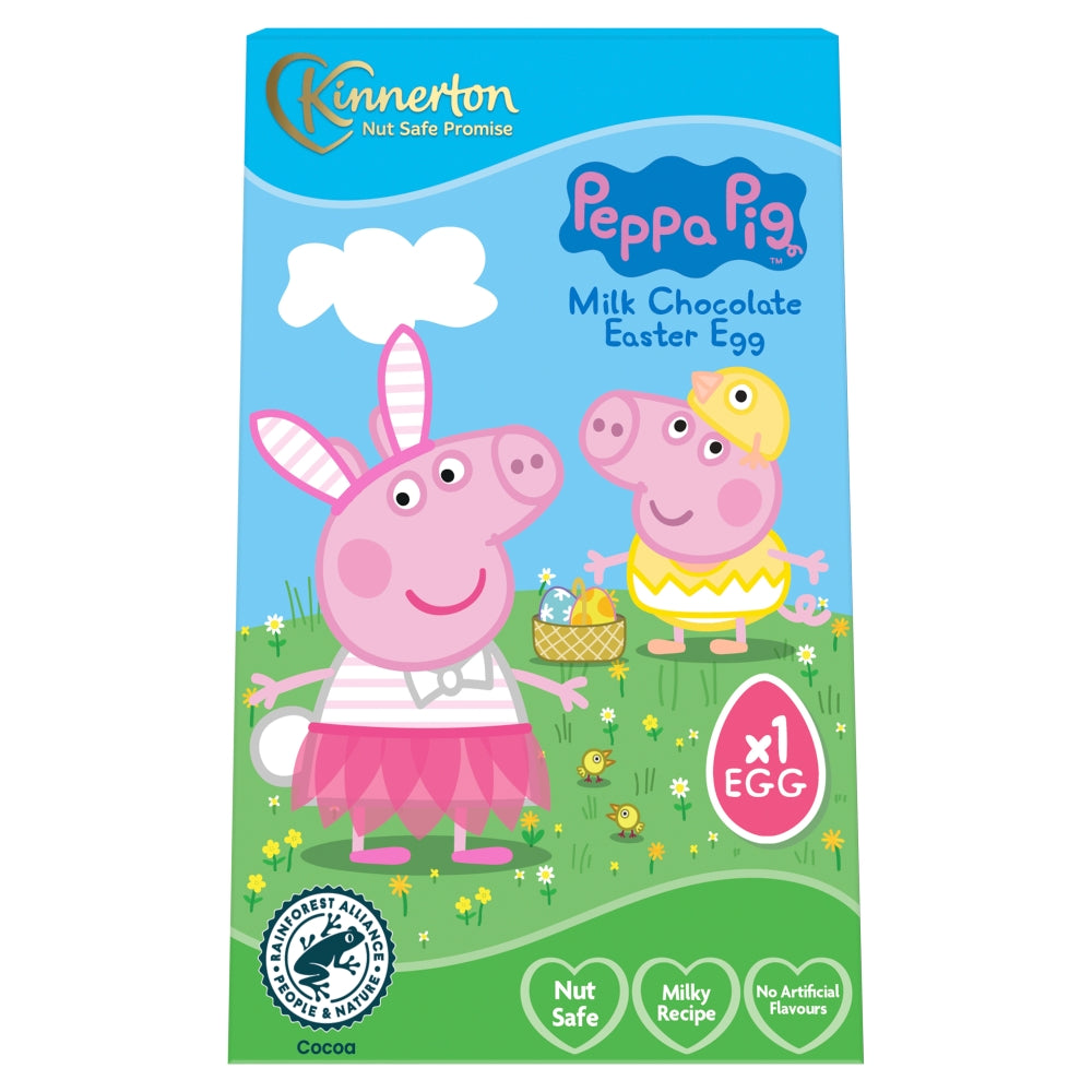 Kinnerton Peppa Pig Milk Chocolate Easter Egg 50g