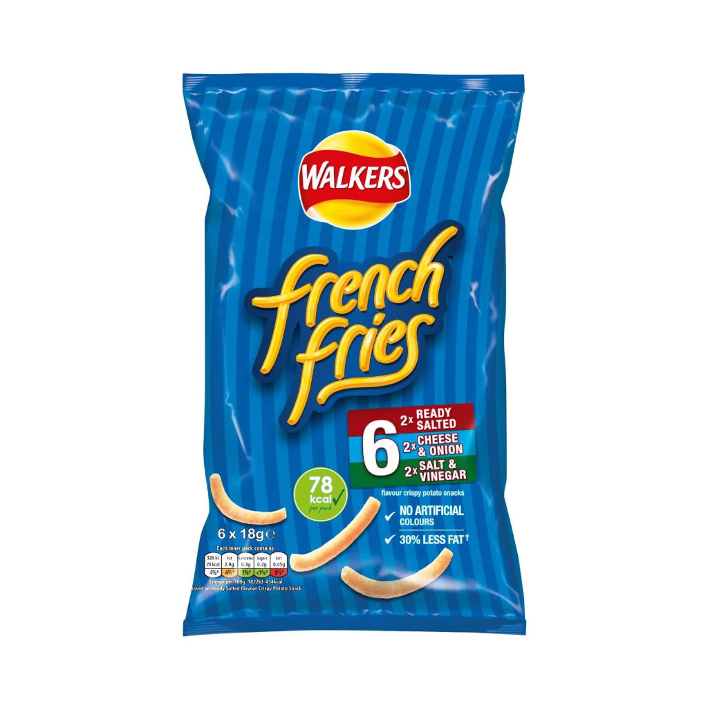 Walkers French Fries Variety | 6 x 18g