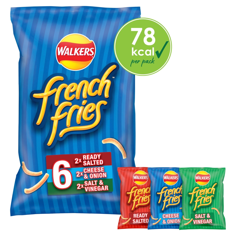 Walkers French Fries Variety 6 Pack