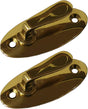 Swish Accents Elegance Tieback Hooks Brass Pack of 2