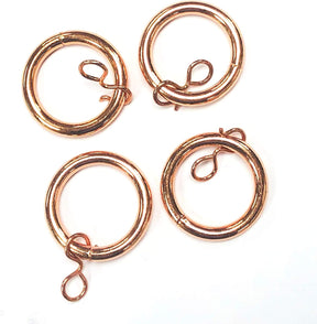 Swish Elements Decorative Rod Rings Cooper
To Fit 16-19mm Diameter Curtain Pole
Material: Metal
Pack of 4