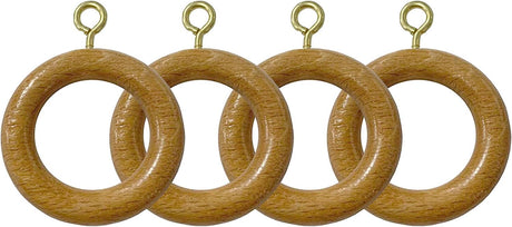 Wooden Curtain Pole Rings Antique Pine
To Fit 23mm Diameter Curtain Pole
Material: Wood
Pack of 4
