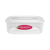 Rectangular Food Container with Lid Clear