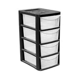 4 Drawer Tower Plastic Storage Unit