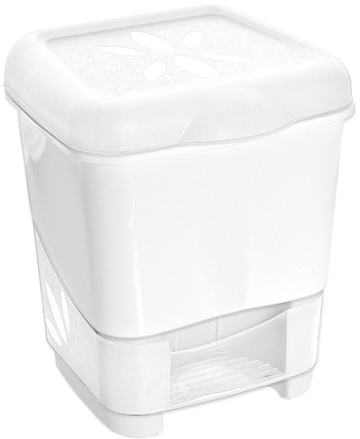 Pedal Bin White 8 Litre