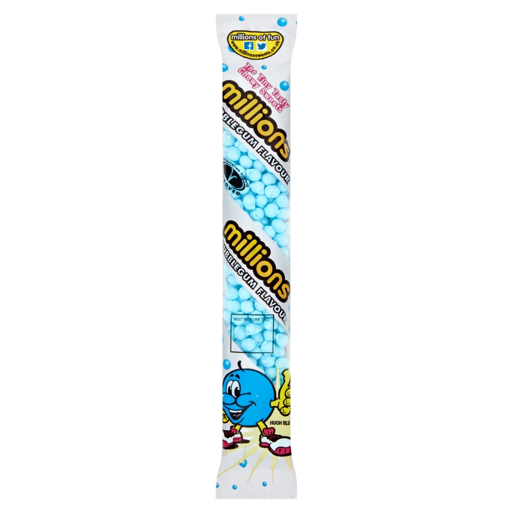 Millions Bubblegum Tubes 55g