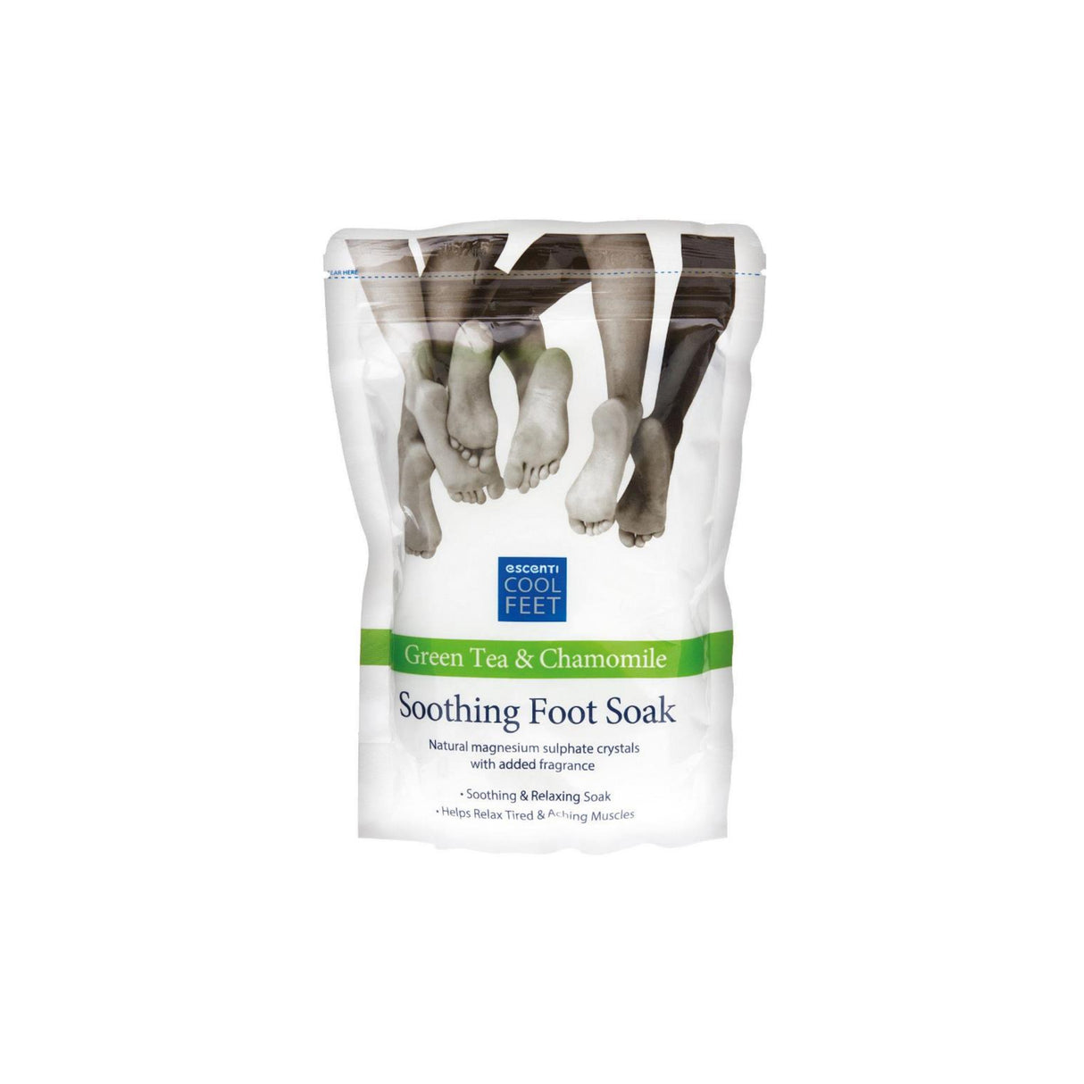 Escenti Foot Soak Green Tea & Camomile Pouch 450g