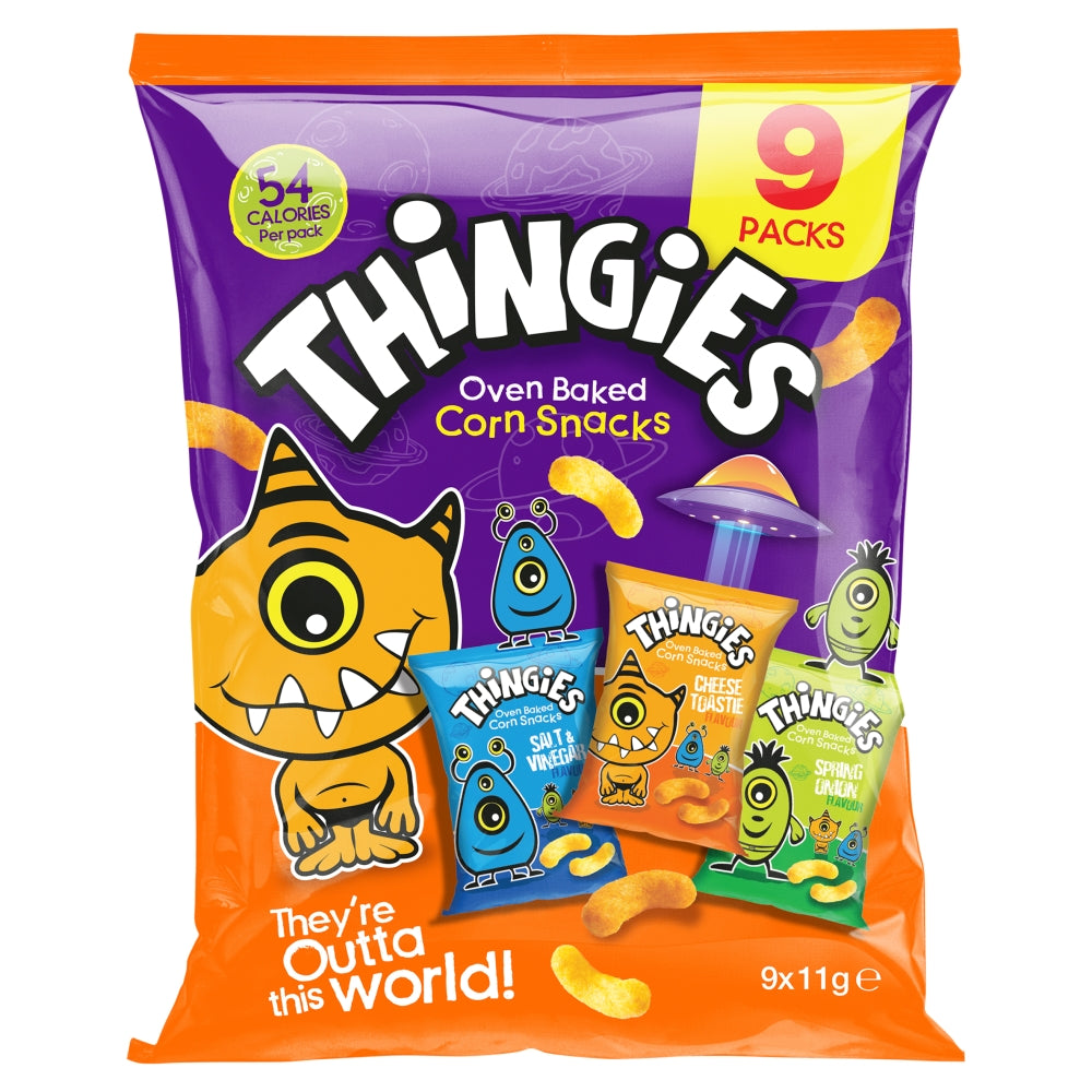 Thingies Oven Baked Corn Snacks 9 Pack