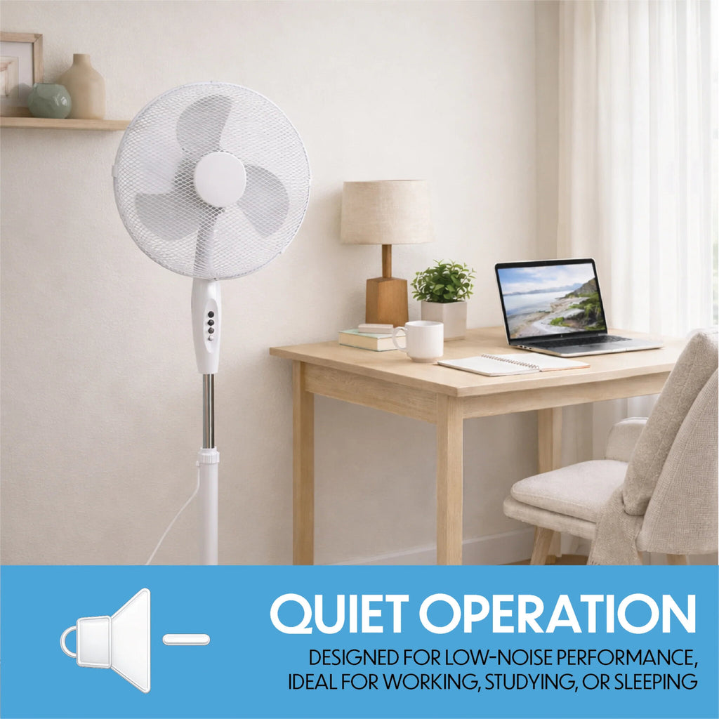 Prem-i-Air 16" Oscillating Pedestal Fan with 3 Speed Settings