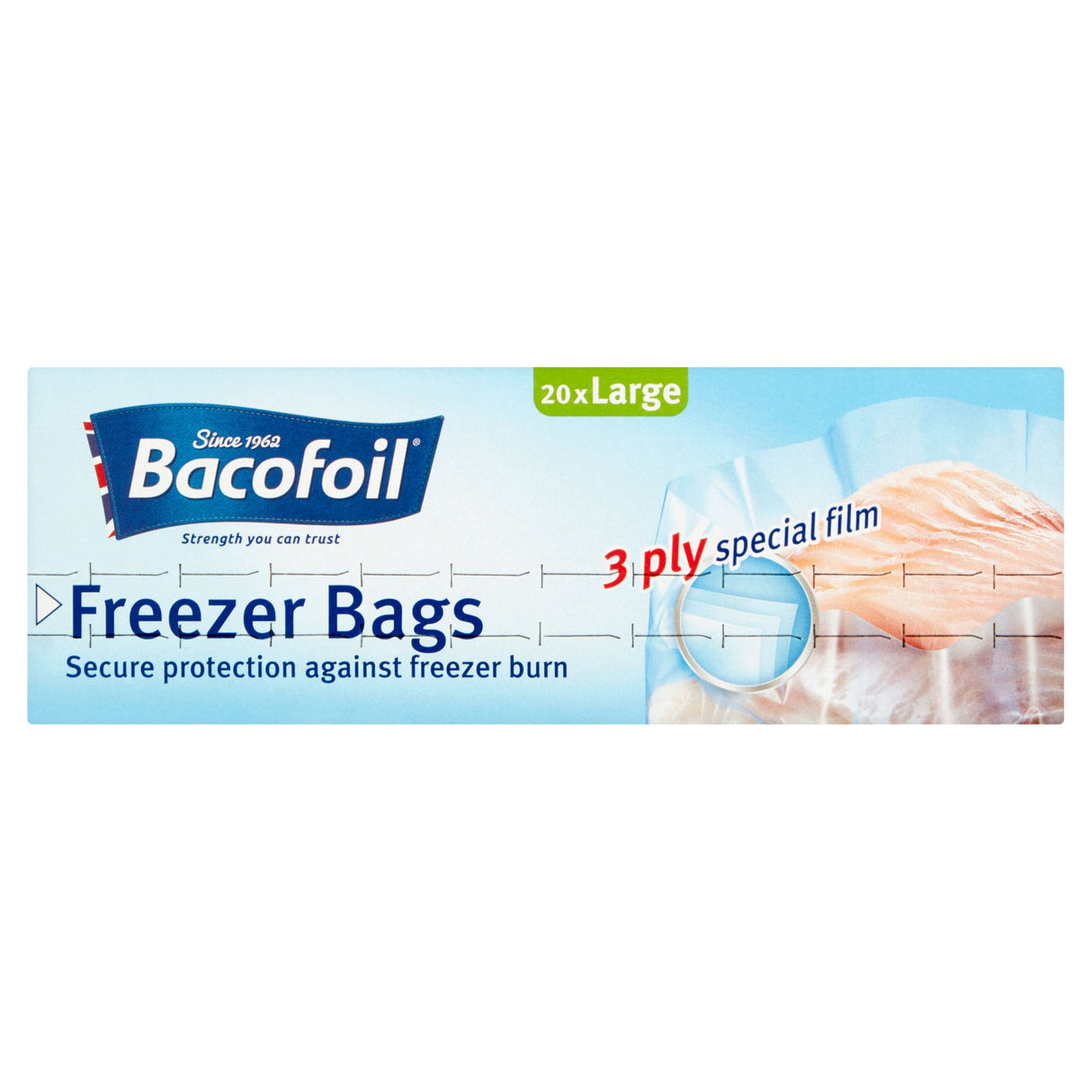 Bacofoil Freezer Bags 3Ply Special Film 20'S