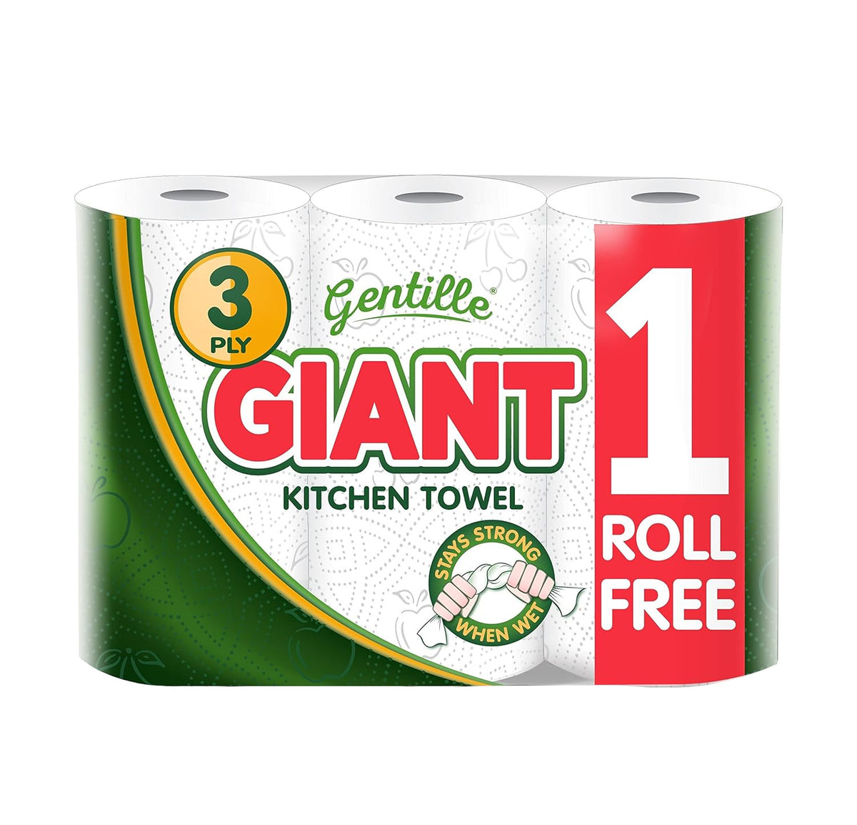 Gentille Giant All Purpose Kitchen Towel XL Sheet 3 ply