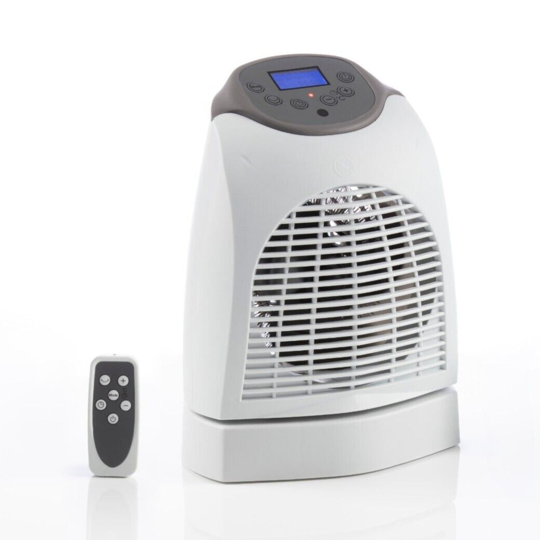 Daewoo 2000W Fan Heater with LCD &amp; Remote Control White