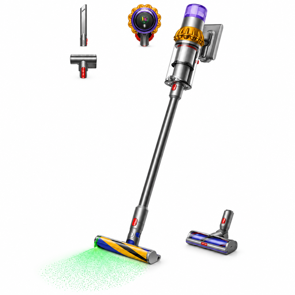Dyson V15 Detect Absolute Cordless Vacuum Cleaner Yellow & Nickel