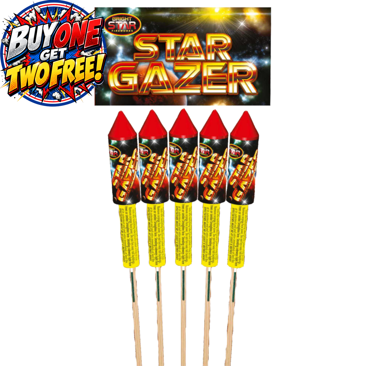 Star Gazer | 5 Piece Rockets