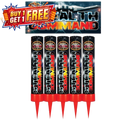 Stealth Command Single Shot | 5 Piece Roman Candles
