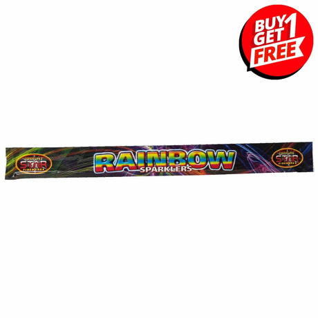 Rainbow Sparklers 18 inch 4 Piece