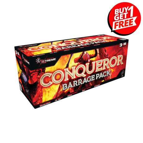 The Conqueror Barrage Pack 3 x 16 Shot