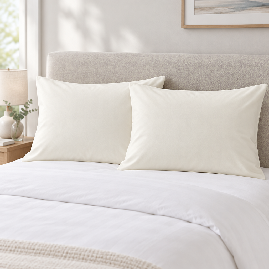 VL Percale Pillowcase Pairs Assorted Colours 50x75cm