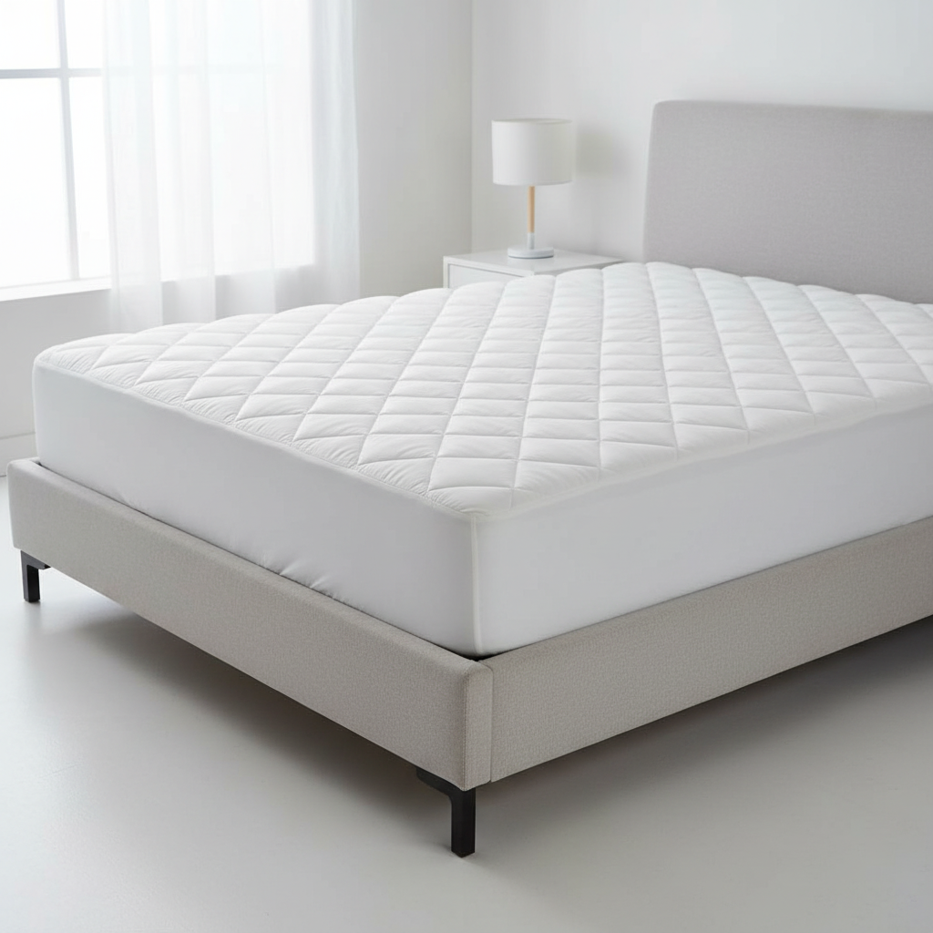 Quilted Waterproof Mattress Protector King Size Extra Deep 33cm Anti Allergy