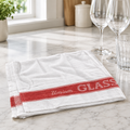 Red Linen Union Glass Cloth 50 x 70cm