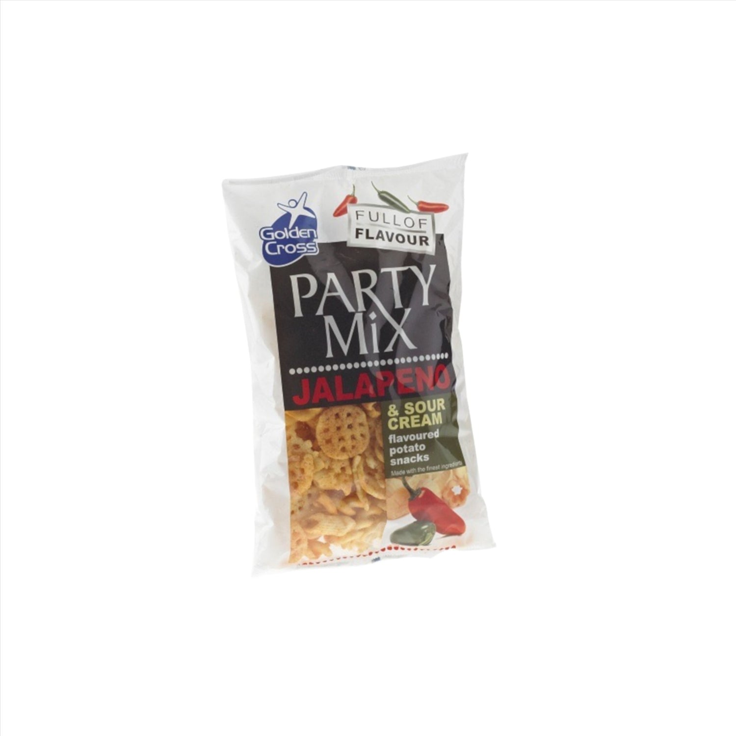 Golden Cross Jalapeno & Sour Cream Party Mix Sharing Bag 125g M