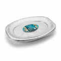 Serveup Oval Foil Platters 3 Pack Large Aluminium Serving Trays Party Buffet