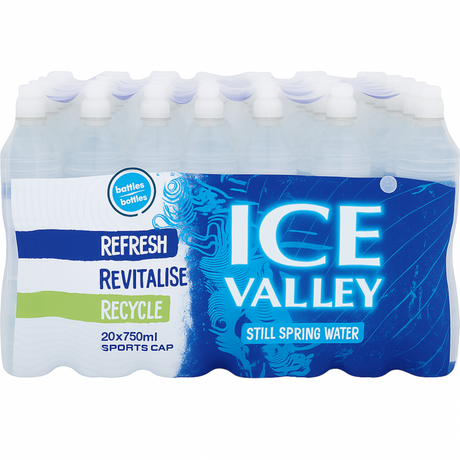 Ice Valley Still Spring Water Sport Cap 20 x 750ml