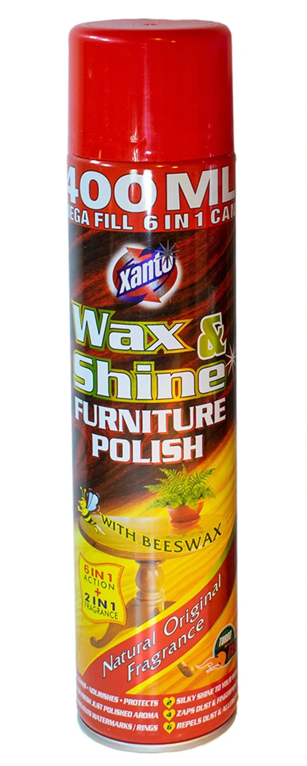 Wax &amp; Shine Furniture Polish Natural Original 400ml