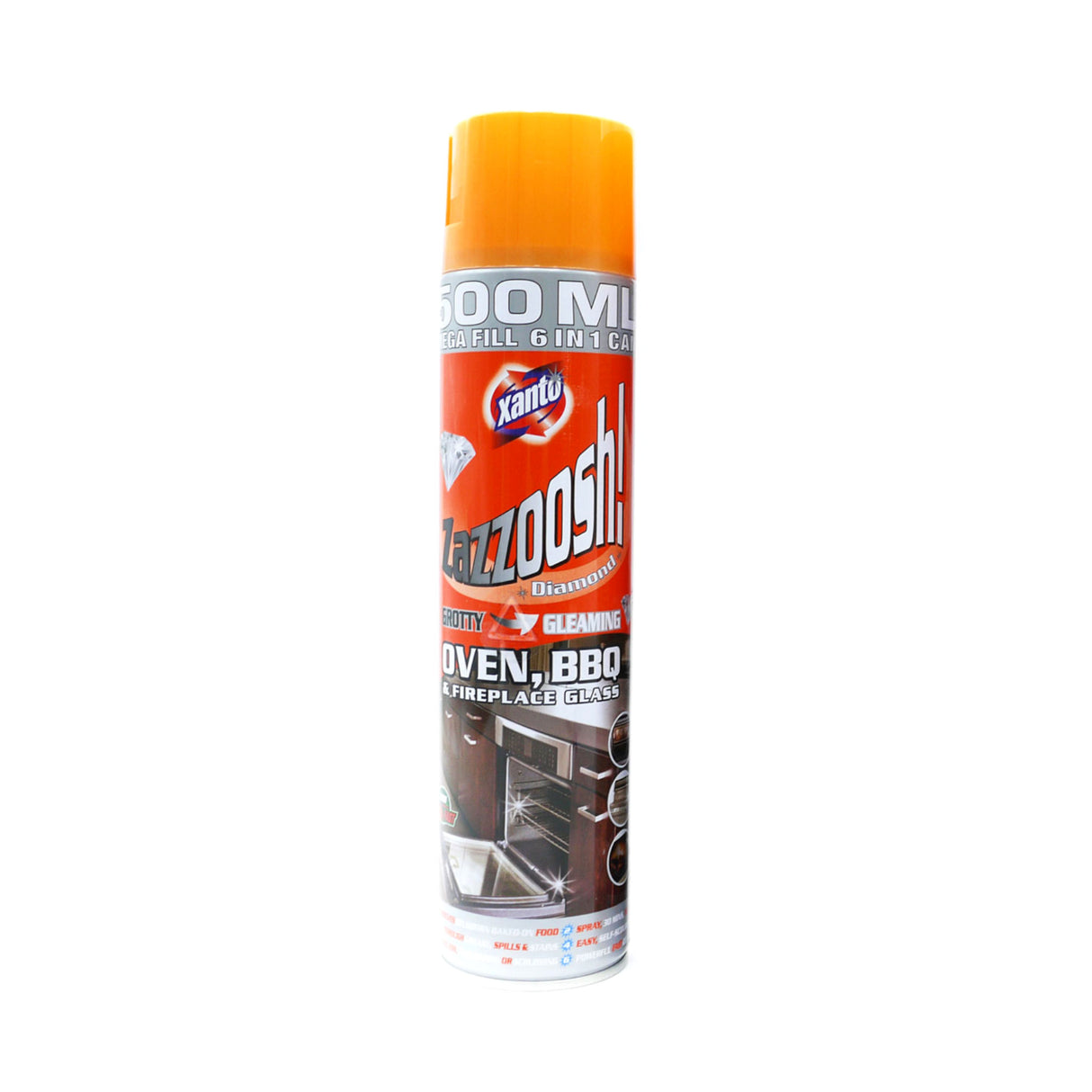Zazzoosh! Diamond Oven, Bbq & Fireplace Glass 500ml