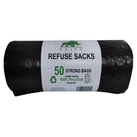 Rhino Refuse Sacks 50 Strong Bags