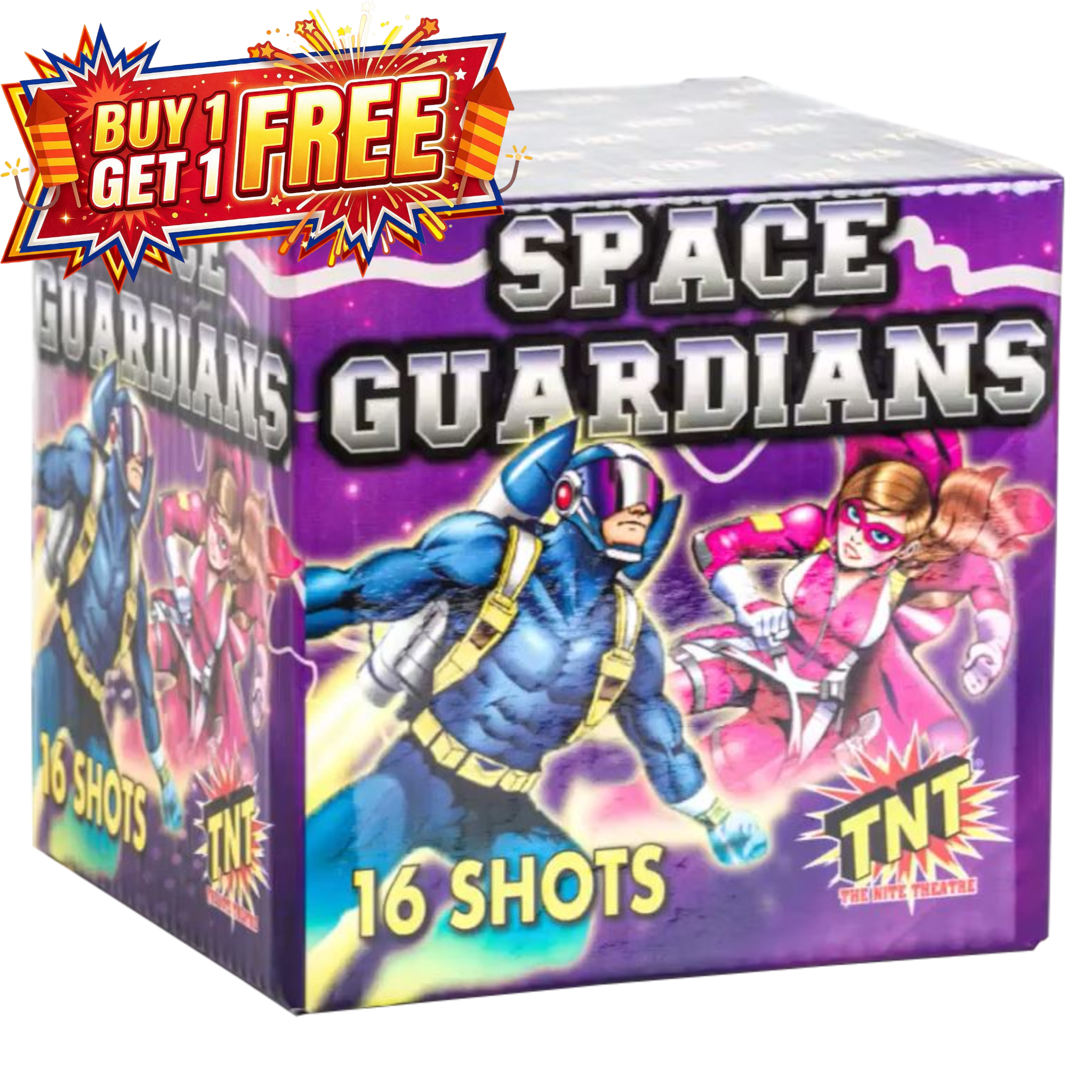 Space Guardians 16 Shot Cake