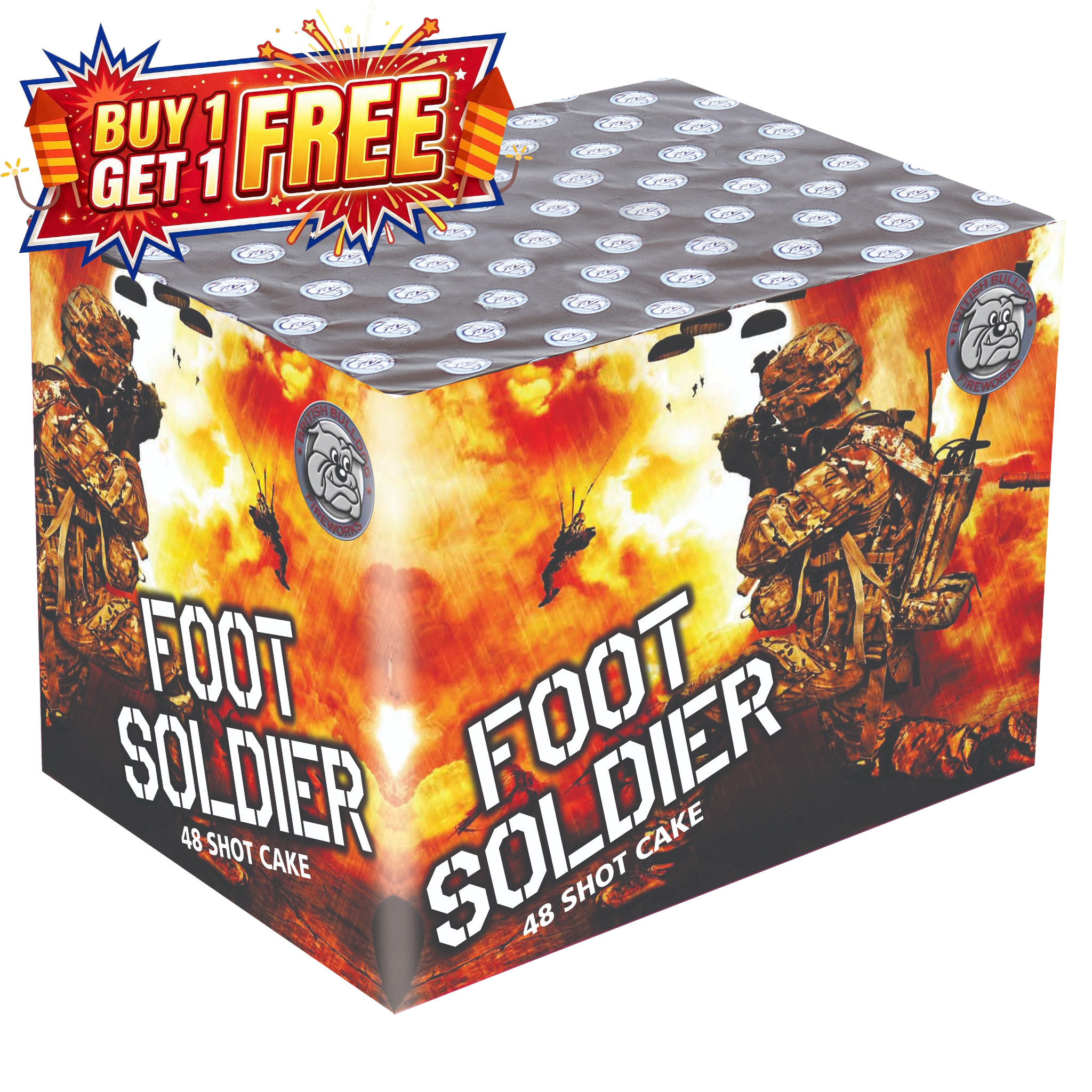 Foot Soldier 48 Shot Cake