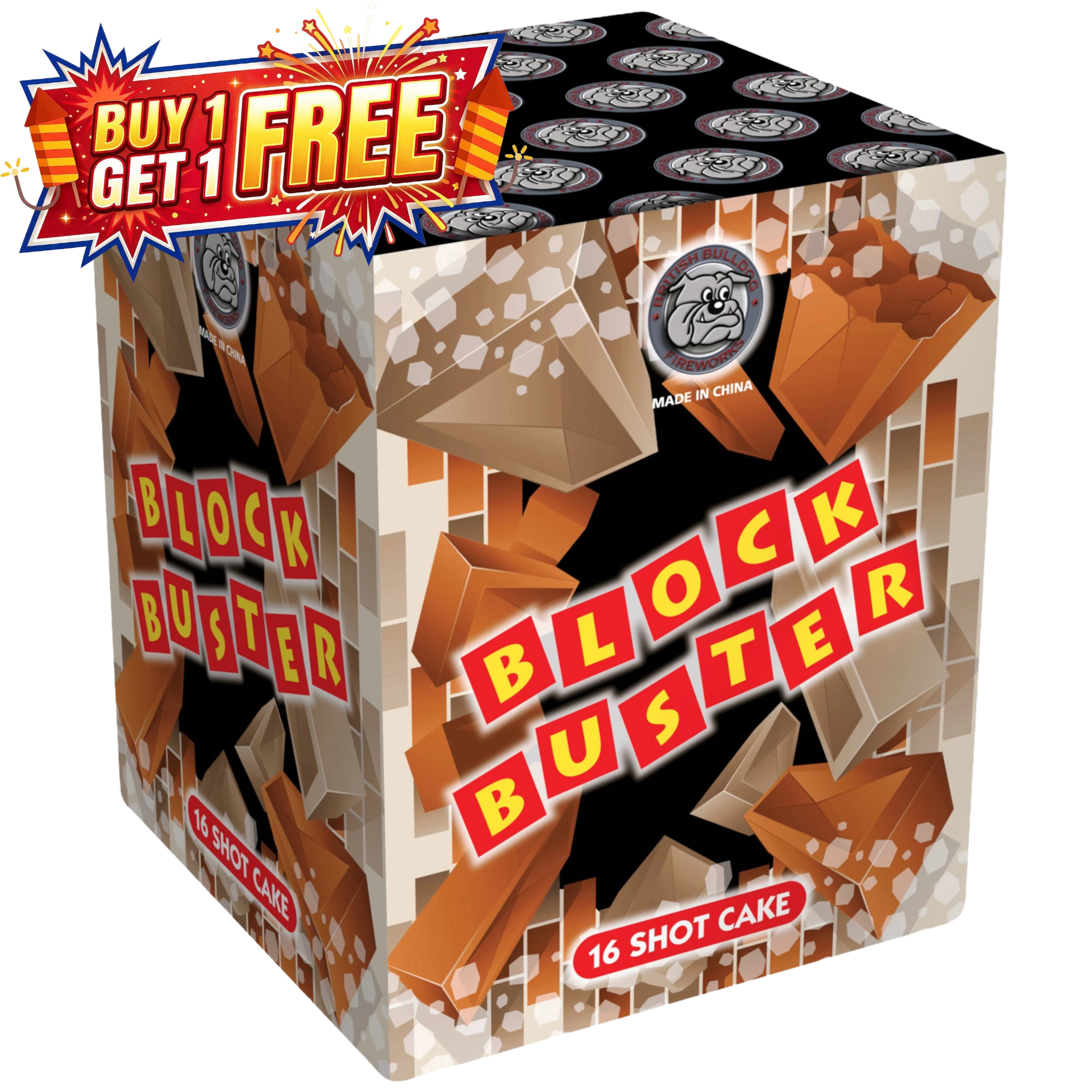 Blockbuster 16 Shot Cake