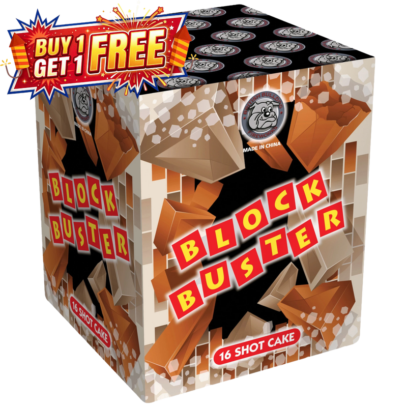 Blockbuster 16 Shot Cake