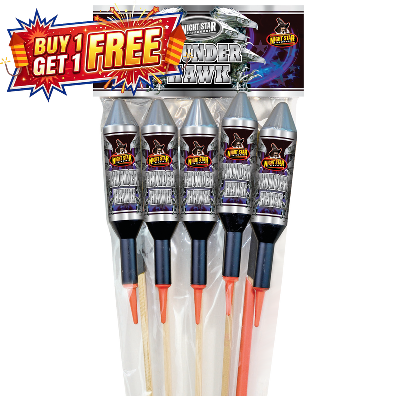 Thunder Hawk Rockets 1.3G | 5 Pack