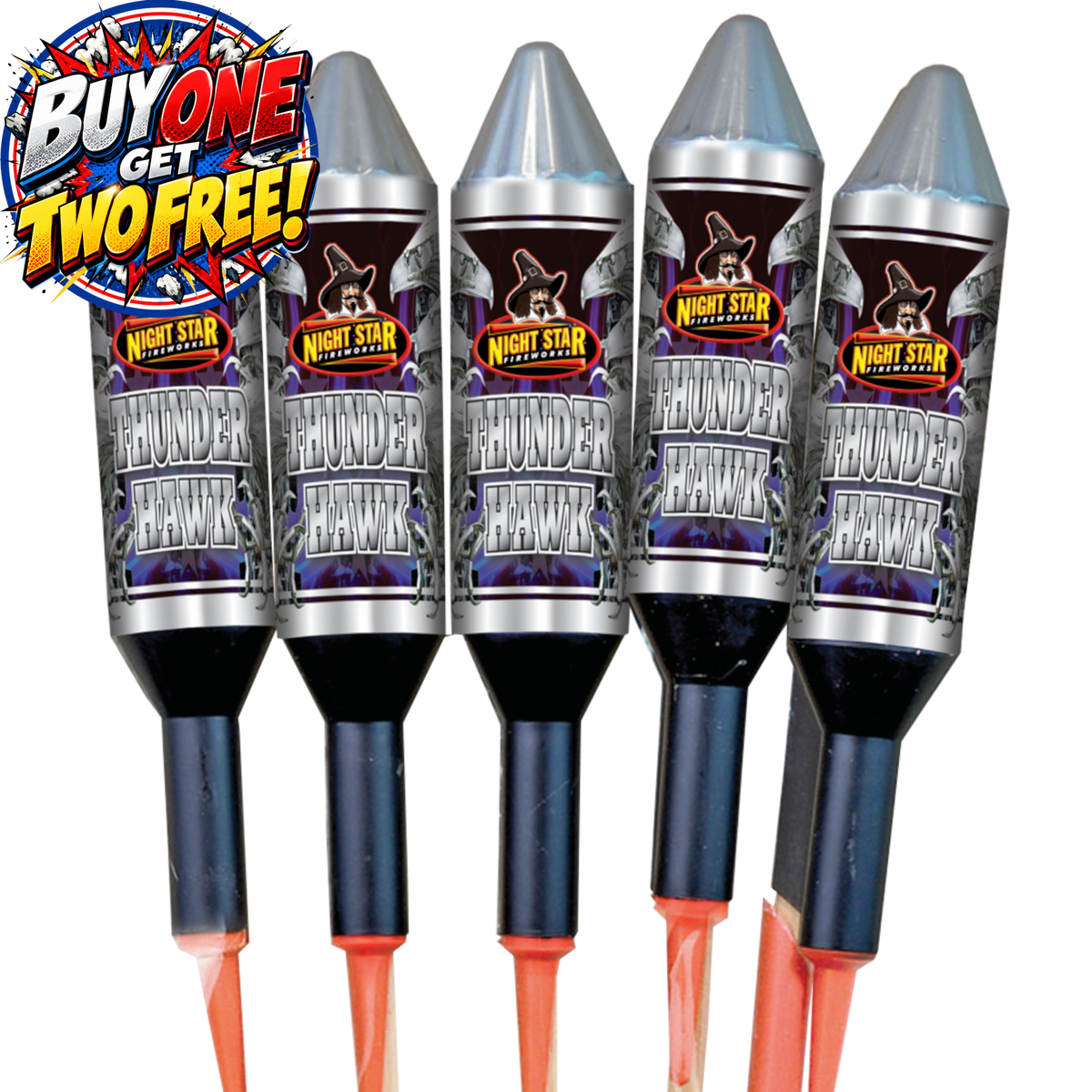 Thunder Hawk | 5 Piece Rockets