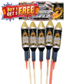 Thunder Hawk 2 Twin Burst Rockets 1.3G | 5 Pack