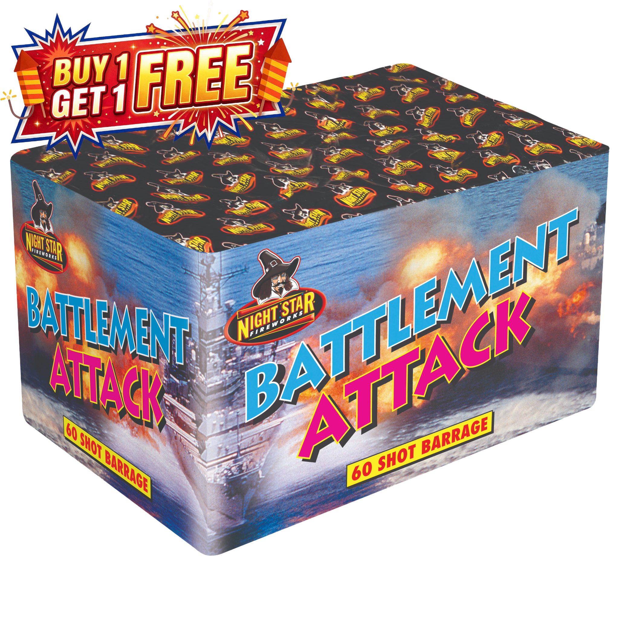 Battlement Attack 60 Shot Barrage