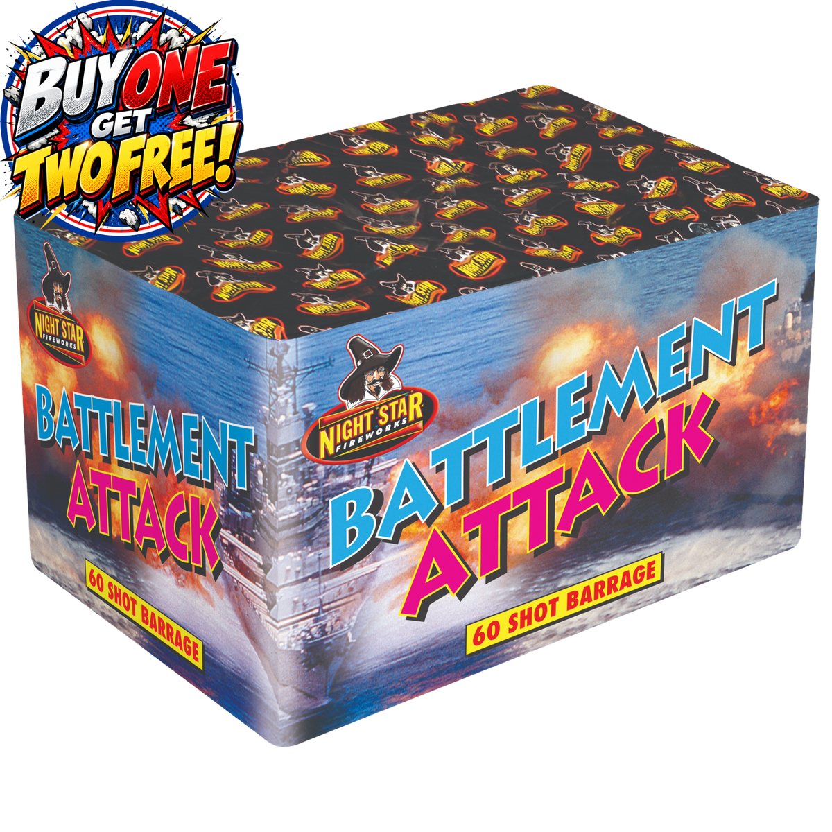 Battlement Attack 60 Shot Barrage