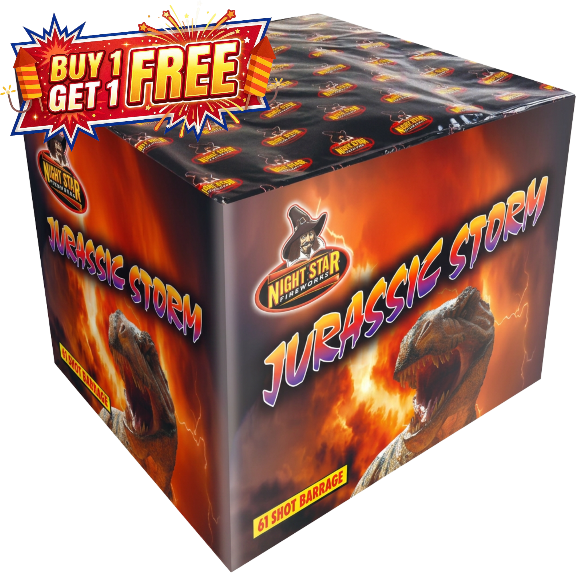 Jurassic Storm 61 Shot Barrage