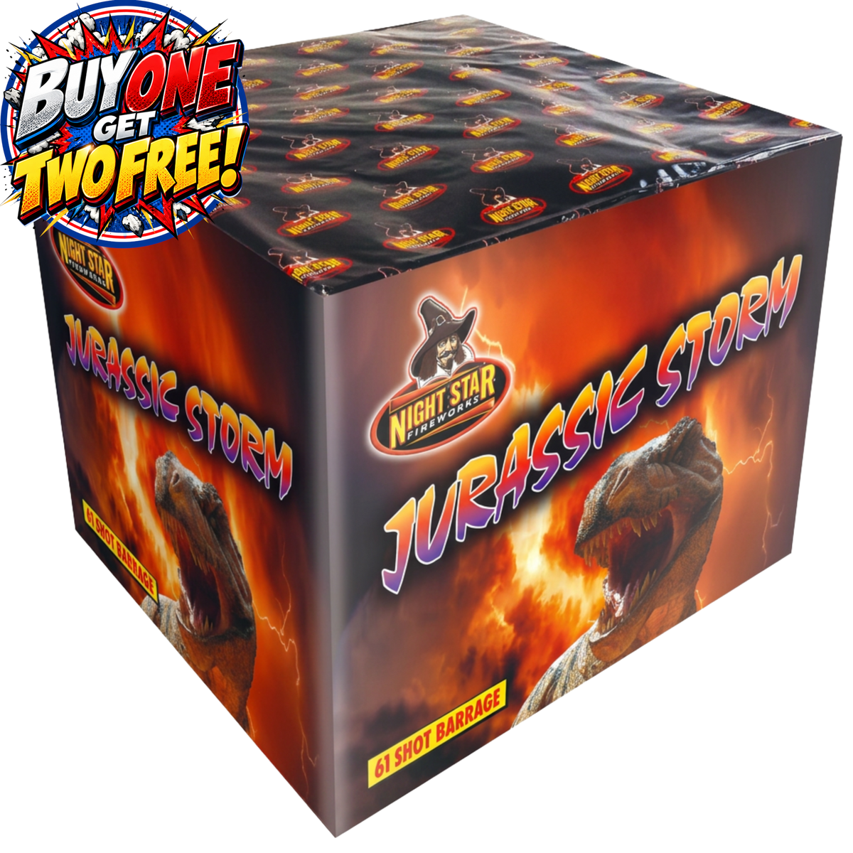 Jurassic Storm 61 Shot Barrage