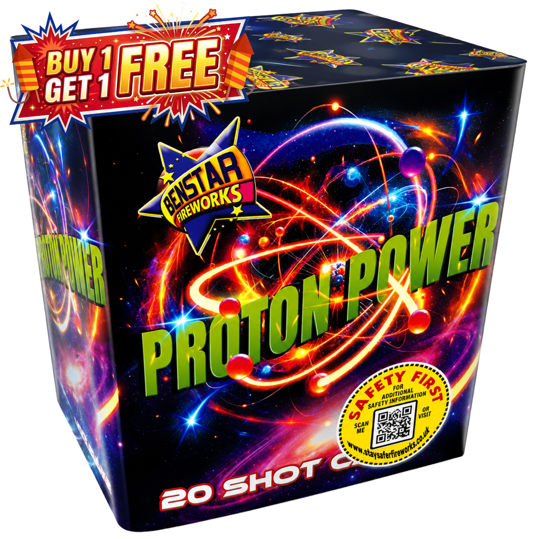 Proton Power 20 Shot Cake