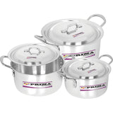 6pc Casserole Set With Lids (28-33cm)