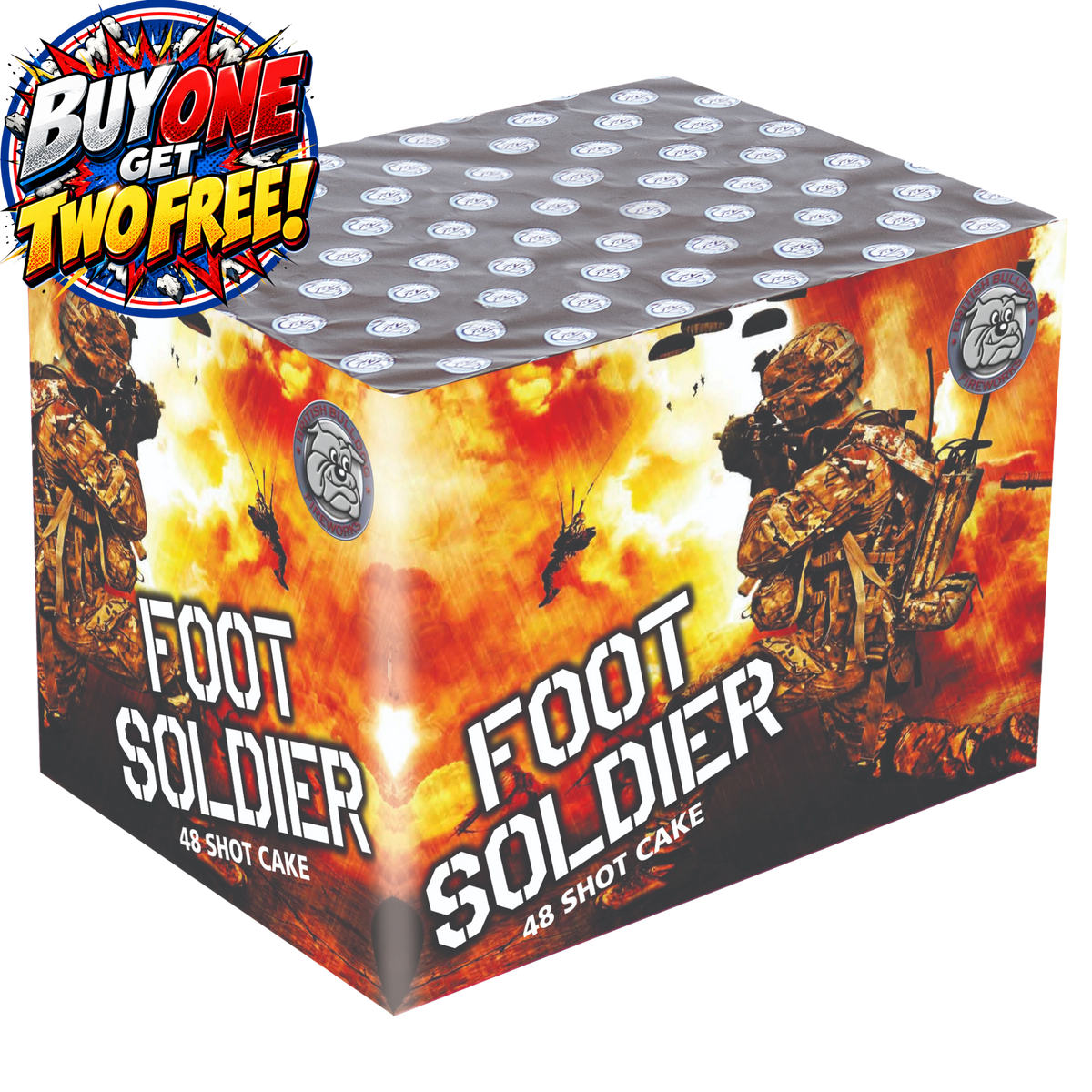 Foot Soldier 48 Shot Cake
