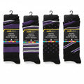 3PK MEN SUIT SOCKS - DESIGN 10623 6-11 MULTI