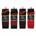 3PK MEN SUIT SOCKS - DESIGN 70623 6-11 MULTI
