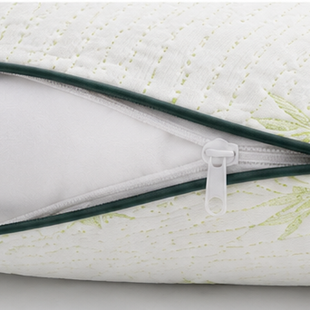 Bamboo Memory Foam Pillow Pair – 45 x 70cm 2 Pack